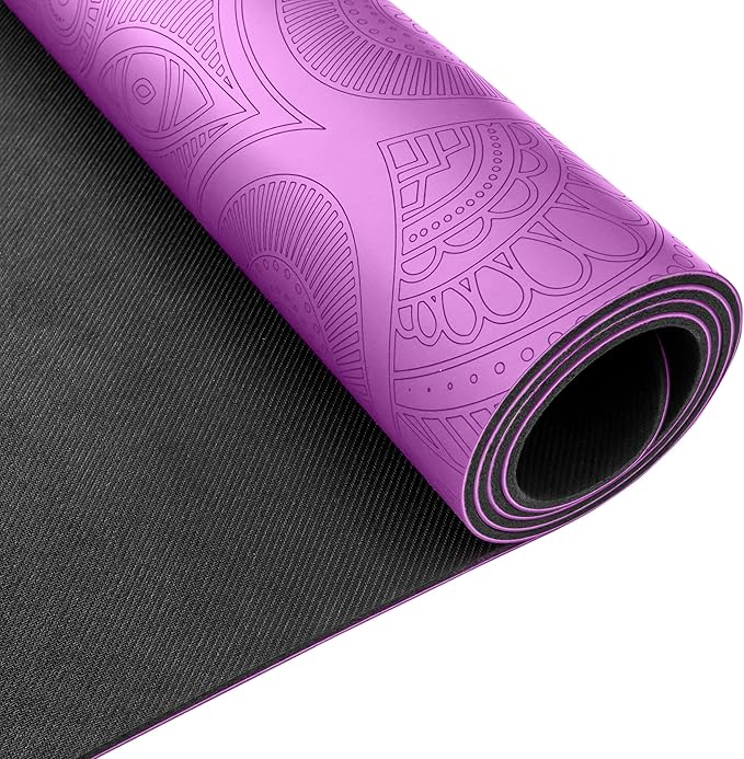 Clever Yoga Liquid Balance Thick Yoga Mat - Pro Exercise Yoga Mat with Non-Slip Surface for Home Gym, Earth-Friendly & Recyclable Pilates and Workout Pad Women & Men, 4.5 mm-GravixFit