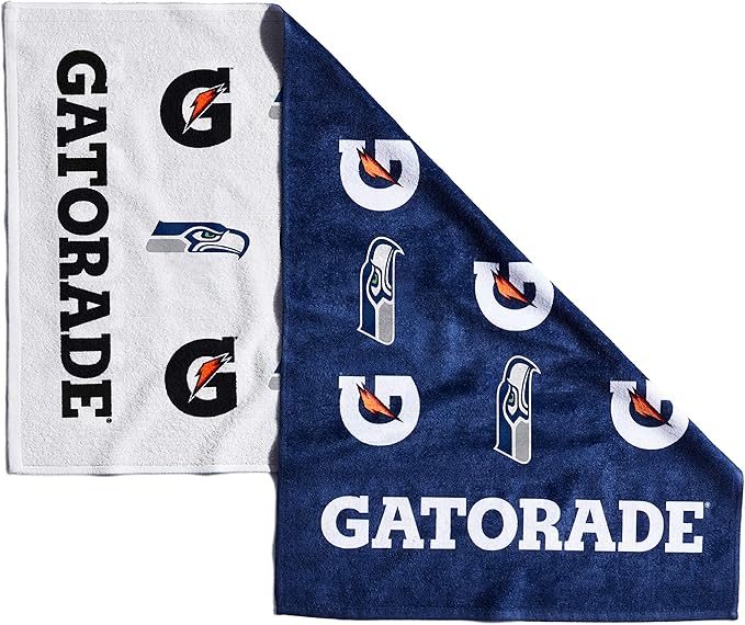 Gatorade Seattle Seahawks Towel, 21" x 39”-GravixFit