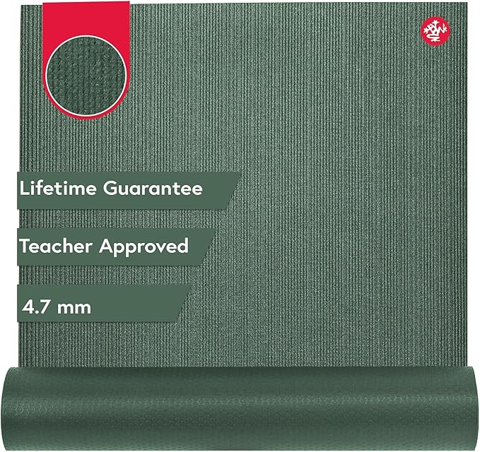 Manduka PROlite Yoga Mat 71" - 4.7mm | Lifetime Durability | Hygienic Construction | Teacher Approved | 71 x 24 inches-GravixFit