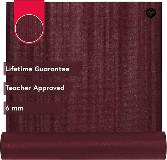 Manduka PRO Yoga Mat - 6mm | Lifetime Durability | Hygienic Construction | Premium Studio Quality | Teacher Approved-GravixFit