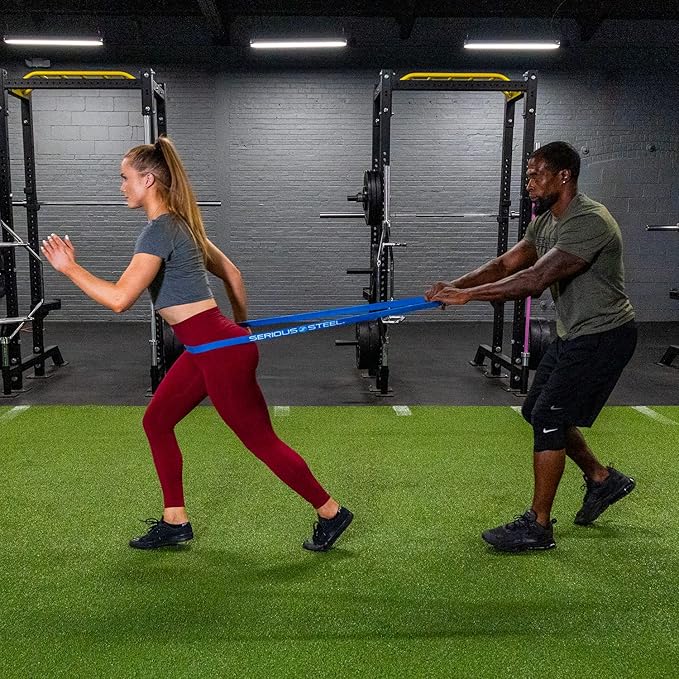 SERIOUS STEEL FITNESS Assisted 41" Pull-Up Band, Resistance & Stretch, Powerlifting & Pull-up Assist Loop (Single Band)-GravixFit