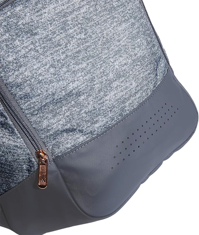 adidas Unisex Defender 4.0 Gym Duffel Bag for Men and Women, Jersey Onix Grey/Rose Gold/Onix Grey, Small (38L)-GravixFit