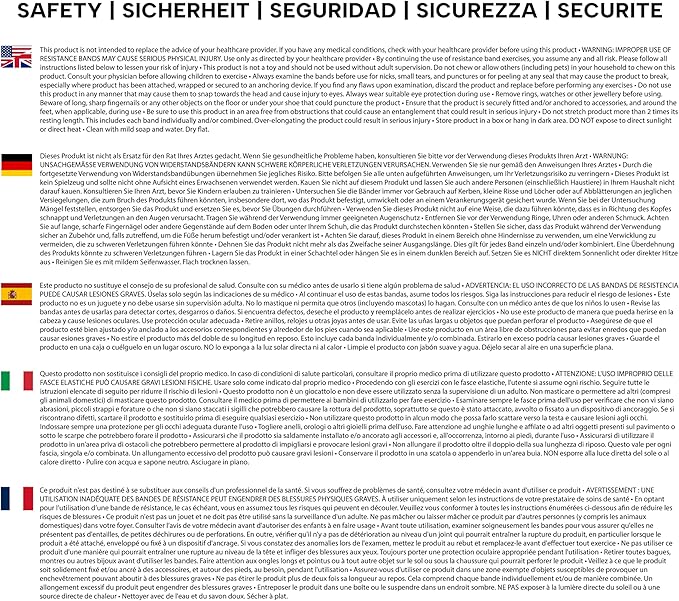 Exercise Bands for Physical Therapy | Resistance Band for Fitness, Yoga, Pilates | Long Resistance Bands for Working Out | Elastic Band for Exercise | Stretch Band-GravixFit