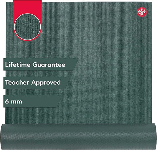 Manduka PRO Yoga Mat - 6mm | Lifetime Durability | Hygienic Construction | Premium Studio Quality | Teacher Approved-GravixFit