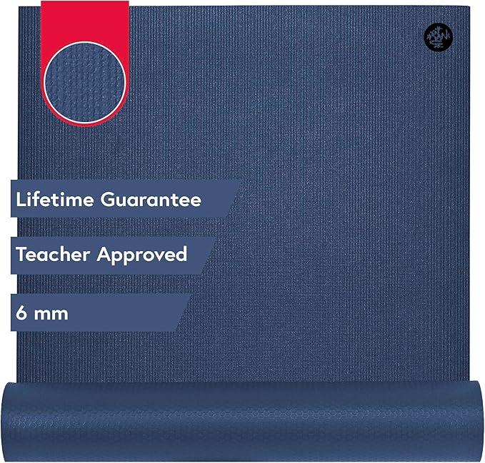 Manduka PRO Yoga Mat - 6mm | Lifetime Durability | Hygienic Construction | Premium Studio Quality | Teacher Approved-GravixFit