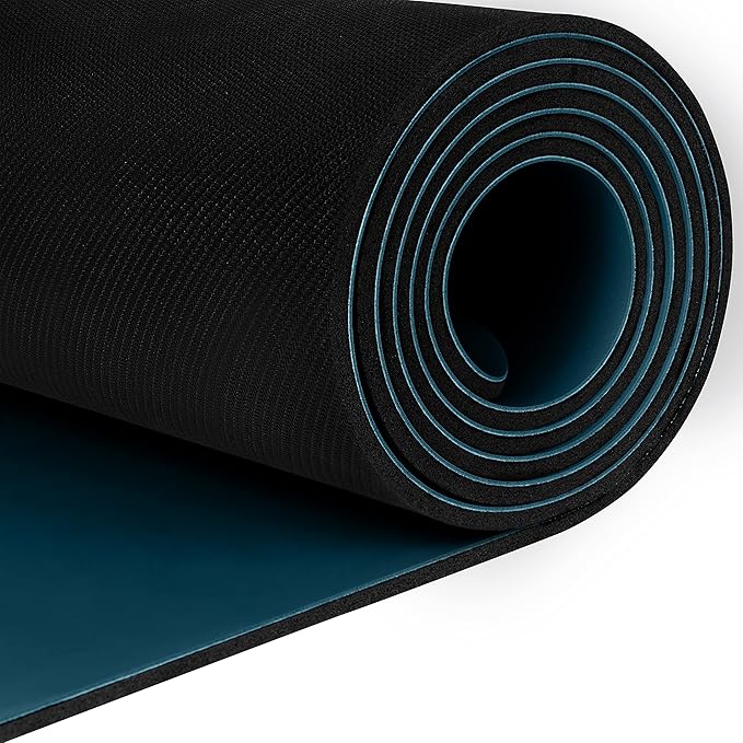 Retrospec Laguna 5mm Yoga Mat - Fitness Mat for Women, Men & Children, Slip-Resistant and Moisture Absorbing Exercise Mat for Home, Pilates, Yoga and Floor Workouts-GravixFit