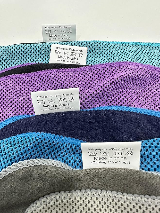 Sukeen 12 Pack Cooling Sports Towel Bulk (40"x12"), Quick-Drying Neck Cooling Wraps, Soft & Breathable Microfiber Ice Towel for Athletes, Sports Fitness Enthusiasts in Gym, Workers in Outdoor Summer-GravixFit