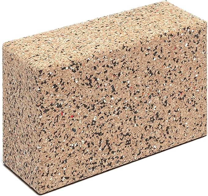 Go4Cork Cork Yoga Block for Yoga, Pilates & Meditation | Non-Slip, Hypoallergenic, Sustainable, Non-Toxic Yoga Block-GravixFit
