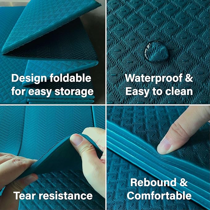 Foldable Yoga Exercise Mat – Lightweight, Anti-Slip, and Easy to Store for Yoga, Pilates, Home Workouts, and Floor Exercises-GravixFit
