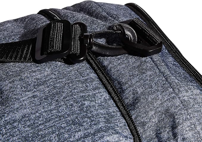 adidas Unisex Defender 4.0 Gym Duffel Bag for Men and Women, Jersey Onix Grey/Black, Medium (66L)-GravixFit