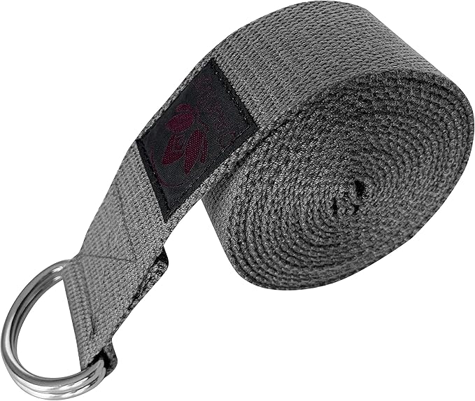 Clever Yoga - 8 ft Yoga Strap for Exercise & Physical Therapy, Leg Stretching Strap Yoga Accessories & Stretching Equipment, Leg Stretcher for Women & Men, Home Workout Essentials-GravixFit