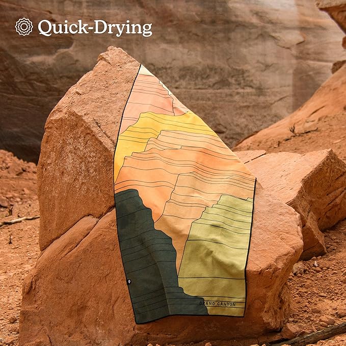 Nomadix Original Towel - Perfect for Beach, Pool, Travel, Camping, Yoga - Made with Recycled Materials - Super Absorbent - Sand Resistant-GravixFit