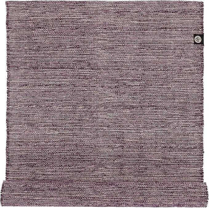 Manduka Shala Yoga Rug 71" - Outdoor Yoga & Meditation | Foldable & Machine Washable | Natural Cotton | Handmade | 71 x 26 inches | Indugle-GravixFit