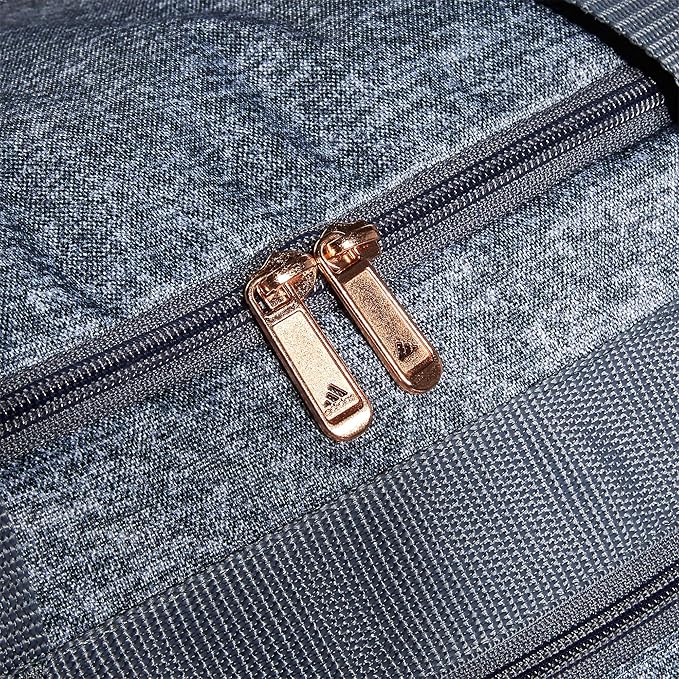 adidas Unisex Defender 4.0 Gym Duffel Bag for Men and Women, Jersey Onix Grey/Rose Gold/Onix Grey, Small (38L)-GravixFit